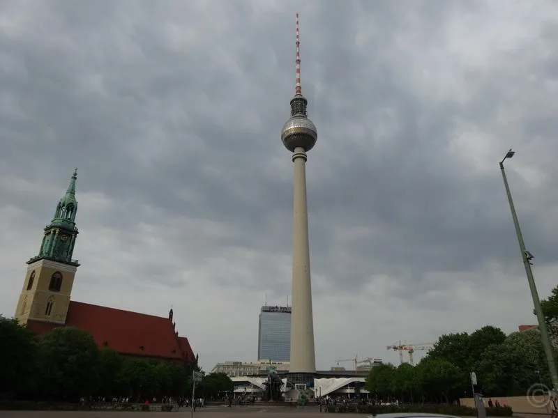 Berlin TV TOWER at Alexanderplatz